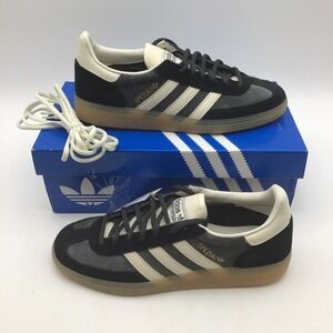 Adidas Handball Spezial Carbon Off White Black IH6590 Mens Size 8.5 Gum Sole NEW
